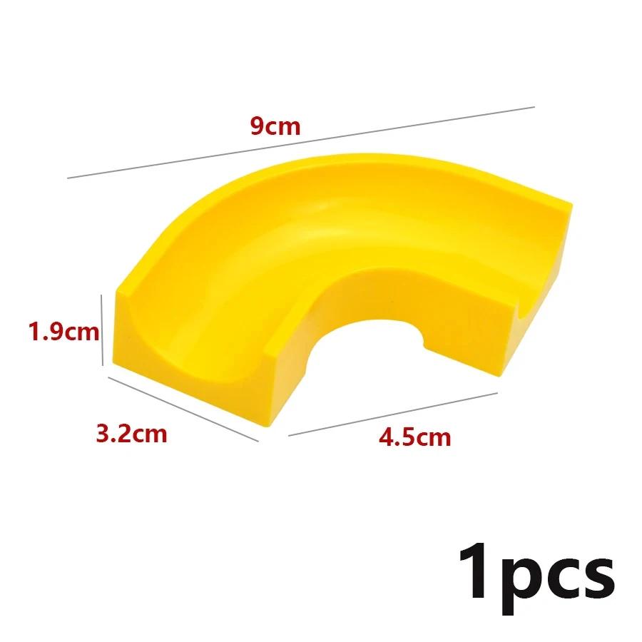 Big Size Building Block Maze Funnel Balls Parts Marble Race Run Track Slide Ladder Large Bricks Compatible Assemble Duploes Toys