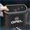 1Pcs Car Trash Can Storage Box Vehicle Garbage Dust Case Emblem For Opel Astra H G J Insignia Mokka Zafira Corsa Vectra B C D