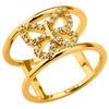 Gold Plated 'Butterfly' Ring