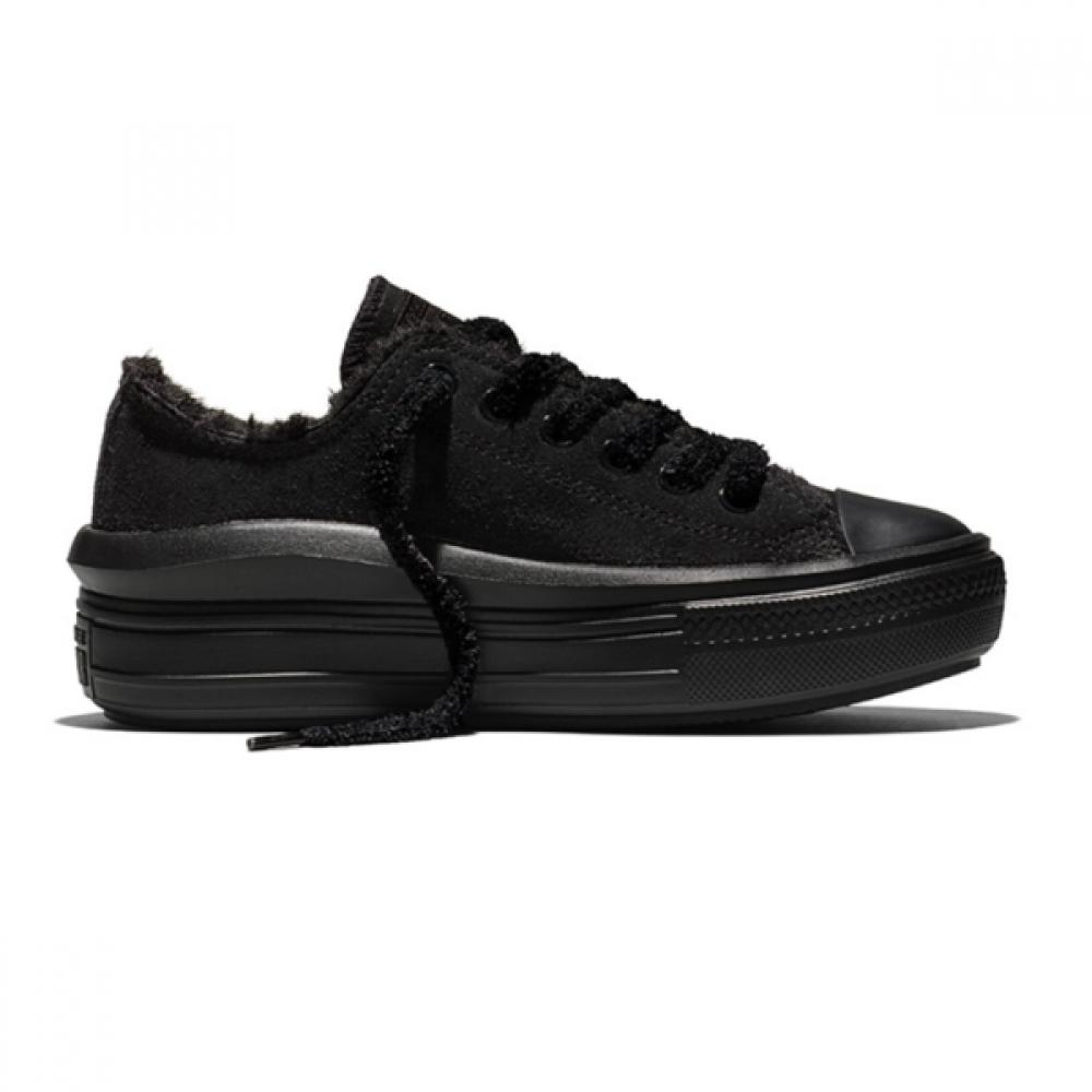 Converse Унисекс Утепленные Легкие Зимние Кроссовки Полностью Черные A24766c