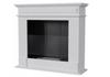 Portal Bioethanol Fireplace NOVEMBER TÜV White Self Assembly with Glazing Set