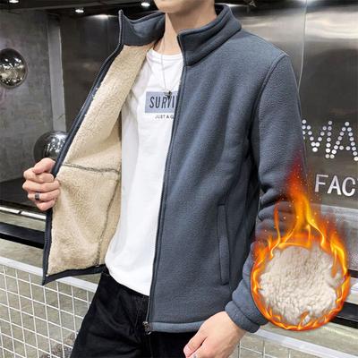 Мужская M-8XL оверсайз плюс бархатная зимняя термобелье одежда пуховик куртка тренчкот ветровка для полных мужчин