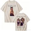 1pc S-Shakira Las Mujeres Ya No Lloran World Tour Print Cotton T shirt Unisex Men Women Kids Streetwear Casual Short Sleeve Tops