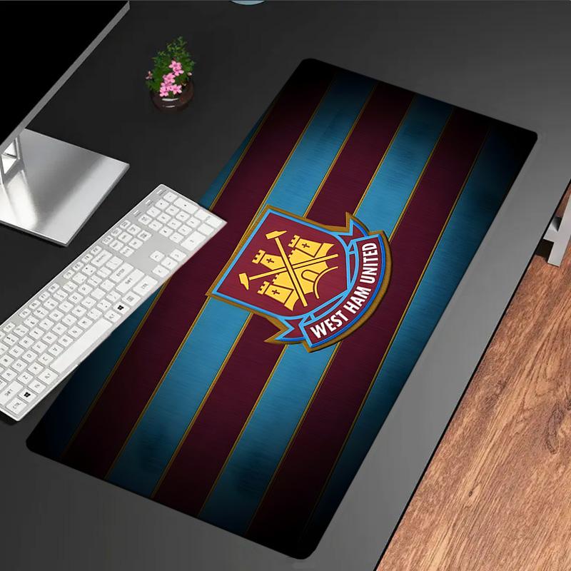 West FC United Crest Mouse Pad, Rubber Base, Mouse Pad for Gamers and Office Use, Gaming Desk , Easy To Clean Mat Christmas fan gifts
