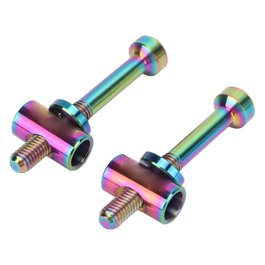 2 PCS RISK M5 X 40mm Bike Seatpost Screw Seat Post Fixing Screw Bike DIY Replacement Parts Dazzling