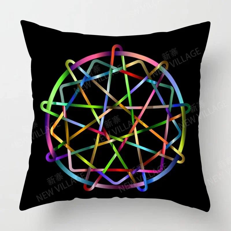 Осенний Домашний Декор Осенний Декор Гостиной Наволочка для Декоративной Подушки Диван Бохо Наволочка Мандала