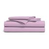 Flat Sheet - DUBLANC - 180x290cm - Pale Pink - 100% Cotton - Extra Deep Fitted Sheet