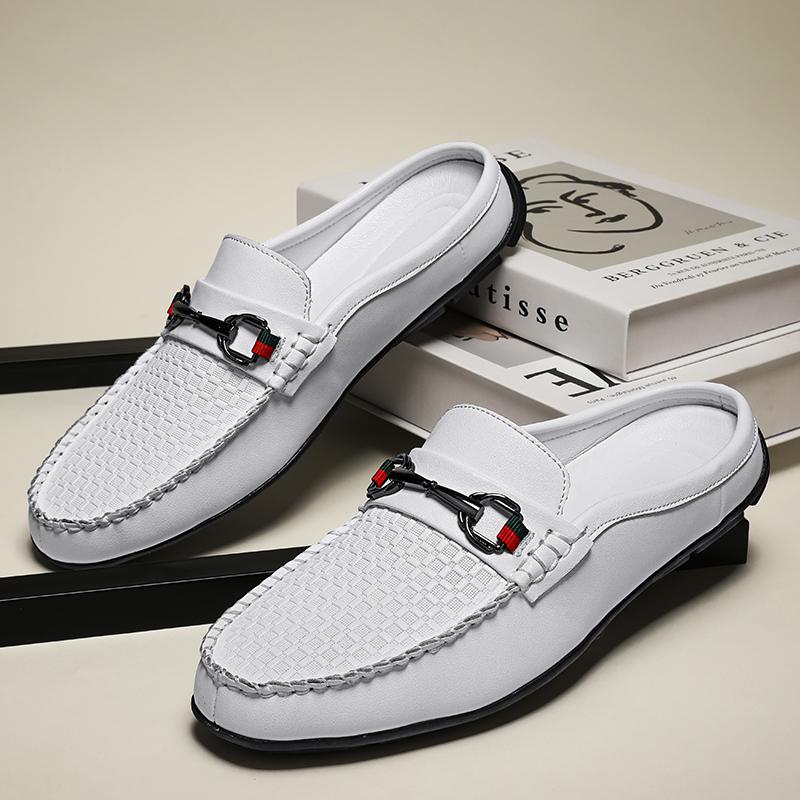 Модный Роскошный Бренд Мужские Лоферы Слипоны Натуральная Кожа Летняя Повседневная Обувь Модные Полуботинки Для Мужчин Удобная Обувь для Вождения Мокасины