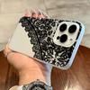 Чехол-полукружево для iPhone 17 17 Air 16 15 Plus 15 14 13 12 11 Pro Max, противоударный чехол, Fundas, дизайн с узором