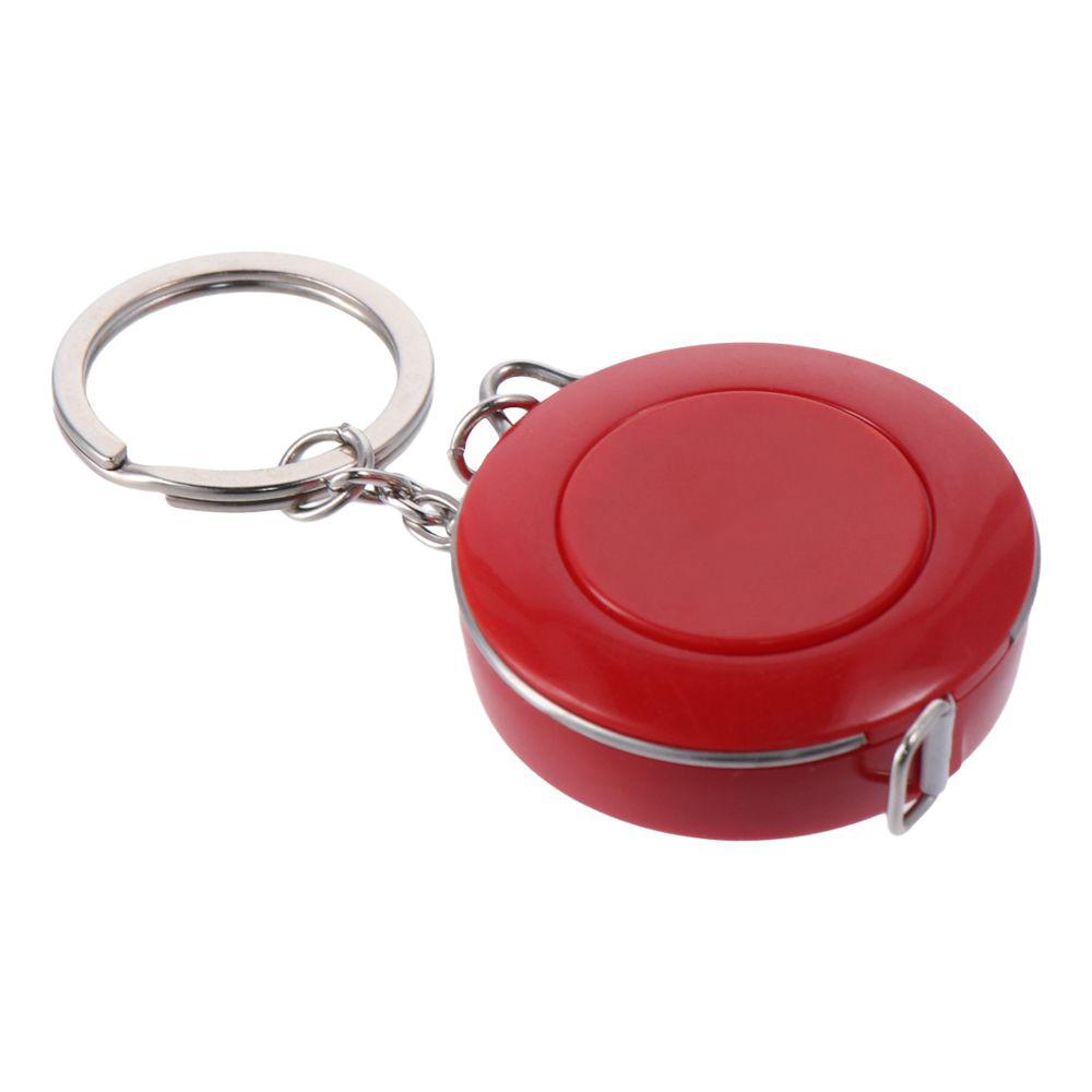 Red Small Keychain Fashion Clothes Measuring Tape Durable Gift Tape Measure  Outdoor
