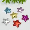 Декоративные аксессуары в виде звезд из ПУ блестящие 2,5 см для детских заколок, шапок и одежды