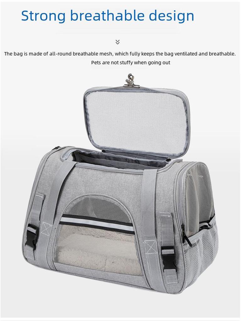 Дышащая складная сумка-переноска для кошек и собак