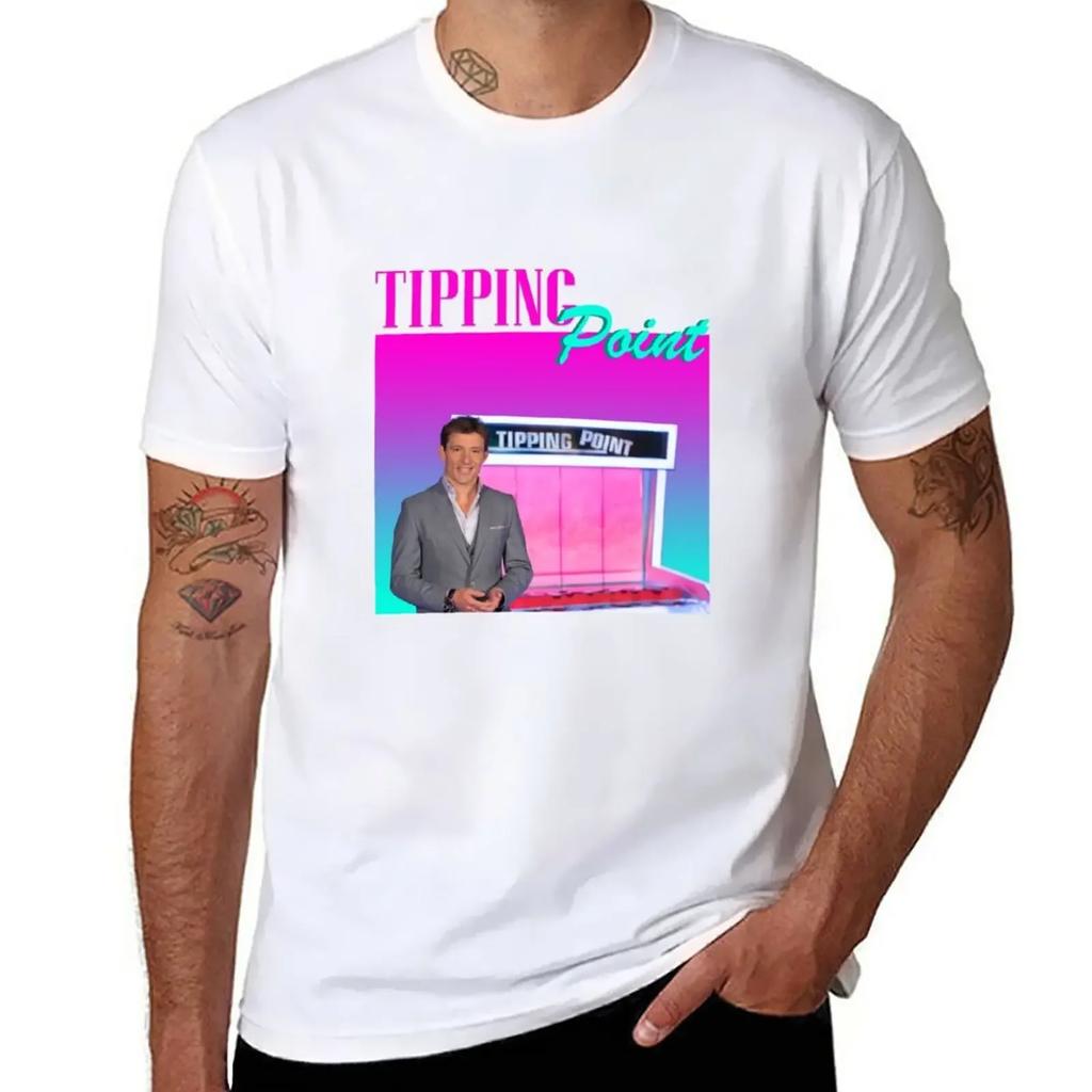 Tipping Point SS18 T-Shirt anime korean fashion oversizeds black t shirts for men