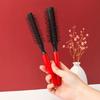Profession Anti Static Curly Hair Comb Boar Bristle Rolling Round Brush Comb Hair Styling Beauty Salon Hairdresser Curling Iron