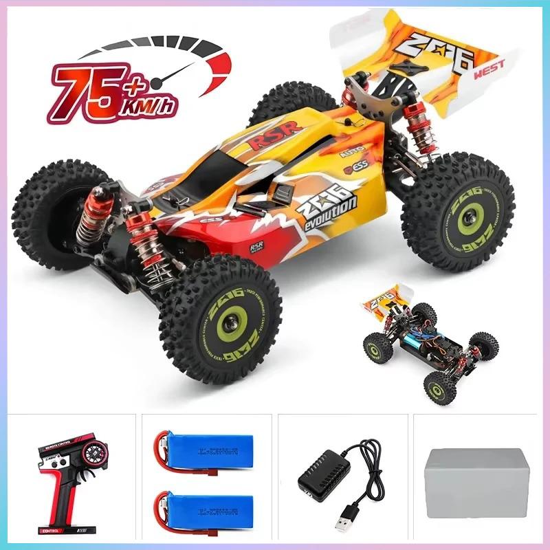 1/12 124017 Wltoys -V8 2.4G Гоночные RC Машинки 4WD Бесколлекторный Двигатель 75 км/ч Высокоскоростные Пульт Дистанционного Управления Внедорожные Дрифт Игрушки Для Взрослых