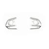 Silver matte internal Steering Wheel Trim 3pcs For Toyota Camry 2018-