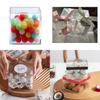 12 шт. Прозрачные акриловые квадратные кубики, коробки для конфет, контейнеры для подарков для свадебной вечеринки, детского праздника, упаковка для X3UC