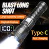 Long Range Flashlight 120W LED Ultra Powerful Flashlights Zoomable Lamp Rechargeable Torch Outdoor Camping Hiking Light