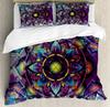 Пододеяльник Mandala Galaxy Бохо Шик Лепесток Цветка Богемный Медитация Цыганский Хиппи Цветочный Ретро Декор Женские Подарки Размер Queen