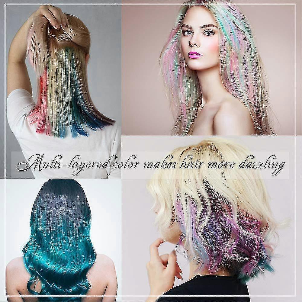Hair Chalk For Girls Christmas Gifts For Girls Age 7 8 9 10 11 12, Washable Temporary Hair Color For Kids, Hair Chalk For Kids - Great Birthday Gift F