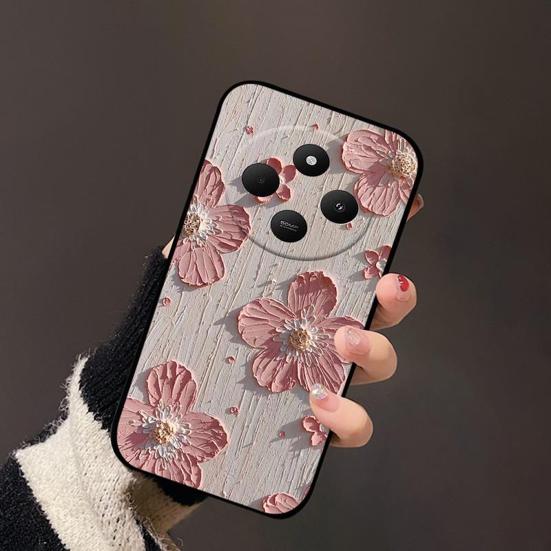 Для Redmi 14C 4G Мягкий Чехол 14R Стильный Мультяшный Расписной ТПУ Силиконовый Чехол для Телефона Для Xiaomi Poco C75 4G 5G Ударопрочный Coque Чехлы