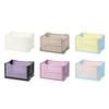 Collapsible Foldable Storage Basket 6 Colors Sundries Storage Bin Plastic Crate Box  Makeup Jewelry