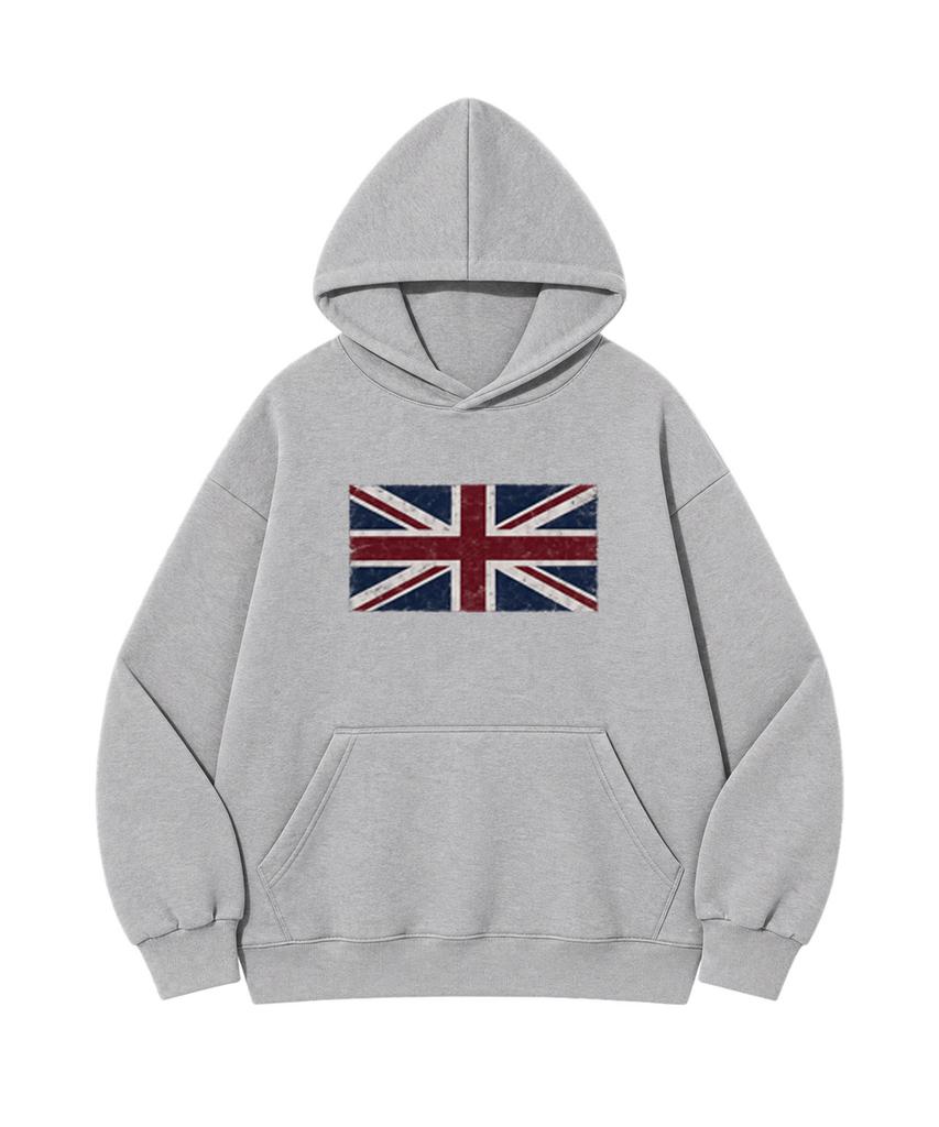 HIRUKA ARCHIVE Винтажная толстовка с графическим изображением Union Jack