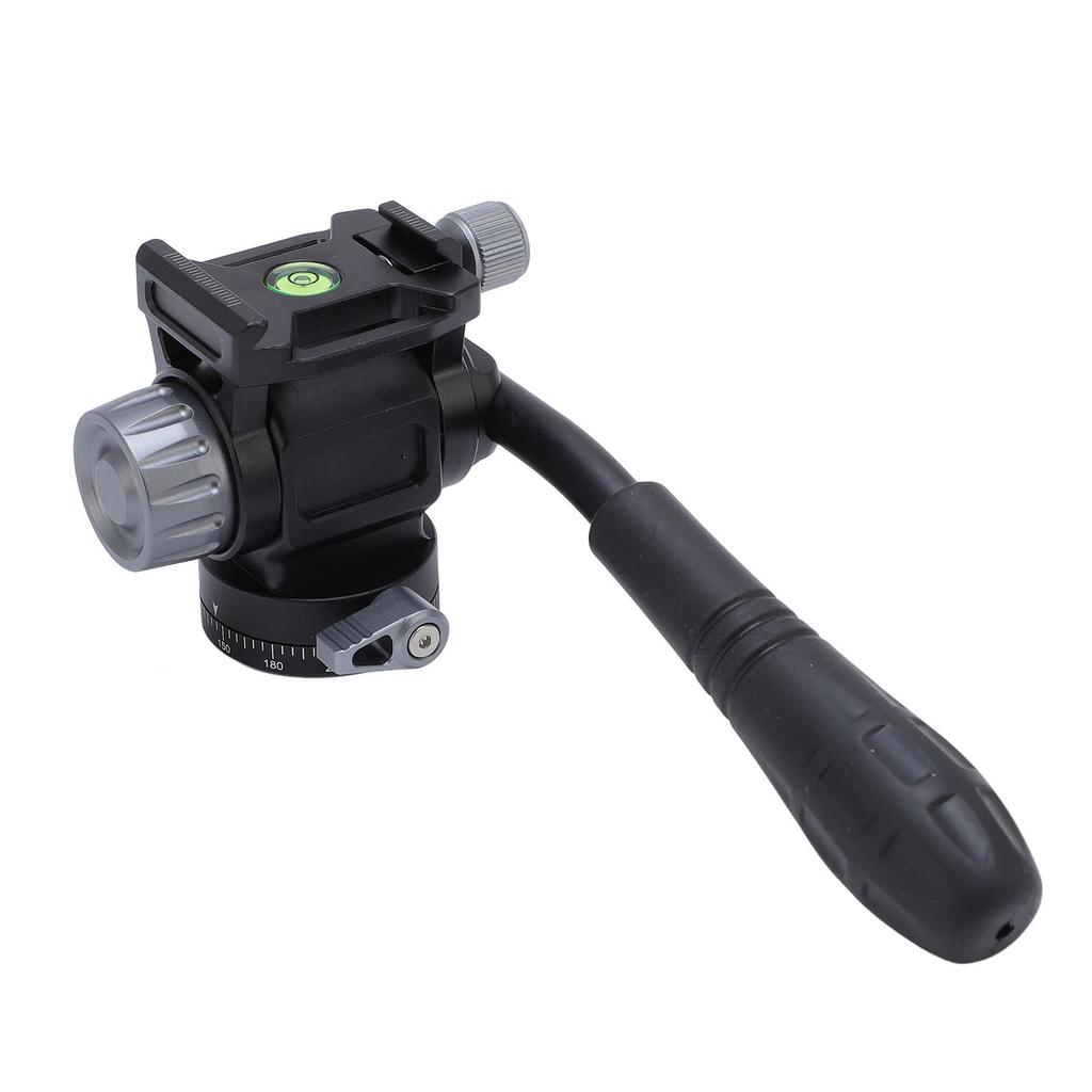 Штатив с гидравлическим демпфированием, панорамной головкой, из алюминиевого сплава, грузоподъемностью 3 кг, для панорамной съемки на 360 градусов, 38 дюймов, 14 дюймов