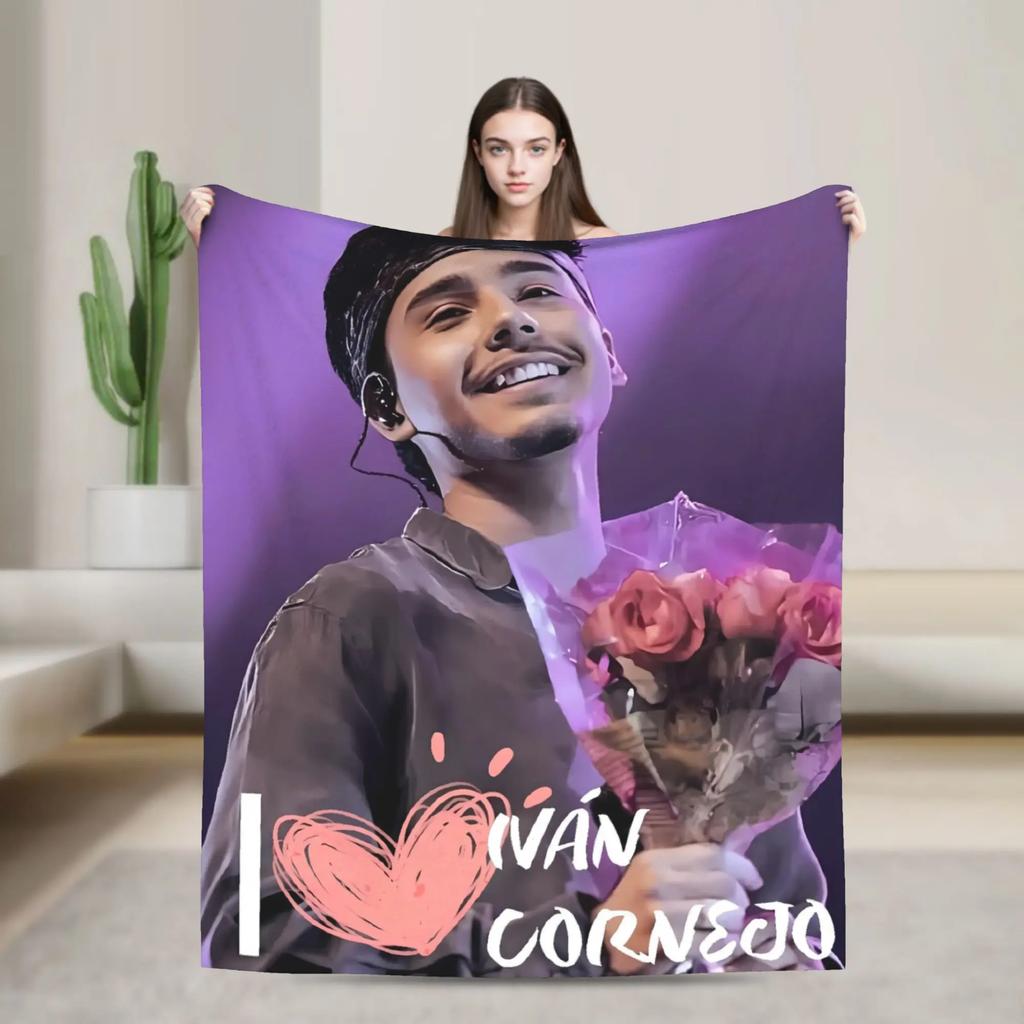 Ivan Singer Cornejo Flannel Throw Blanket Soft Durable for Couch Bed Travel Novelty Bedspread Sofa Cover