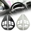 1Pc Car Carbon Fiber Control Button Steering Wheel Switch Interior Sticker for Mitsubishi ASX Lancer Outlander RVR Pajero Sport