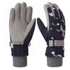 Kids Winter Warm Touchscreen Gloves Skiing Cycling Outdoor Play Cartoon Design Waterproof Fleece Lined