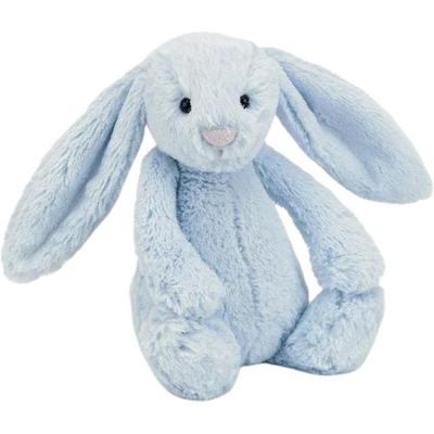 Jellycat Бонни Кролик Застенчивый Голубой Кролик Милая Кукла Плюшевая Кукла 31 см Высотой
