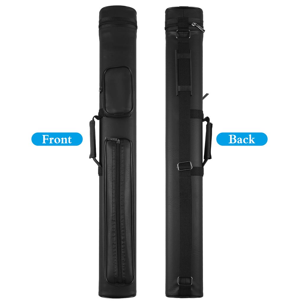 2X2 Hard Cue Case Billiard Pool Cue Stick Carrying Case Tube