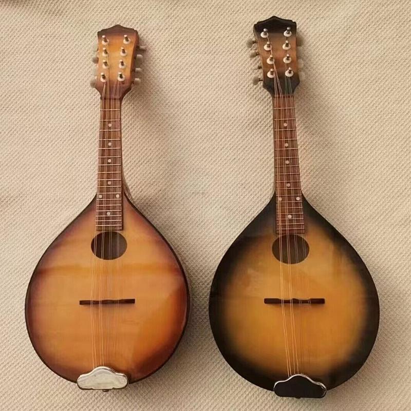 3.1x1.8 дюйма Металлический струнодержатель для мандолины, комплект для замены для 8-струнных мандолин с четырьмя предварительно установленными отверстиями для монтажных винтов