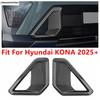 Для Hyundai KONA 2025 2026 ABS Углеродное волокно Передний бампер Накладка на противотуманную фару Решетка противотуманной фары Наклейка Аксессуары Внешний вид