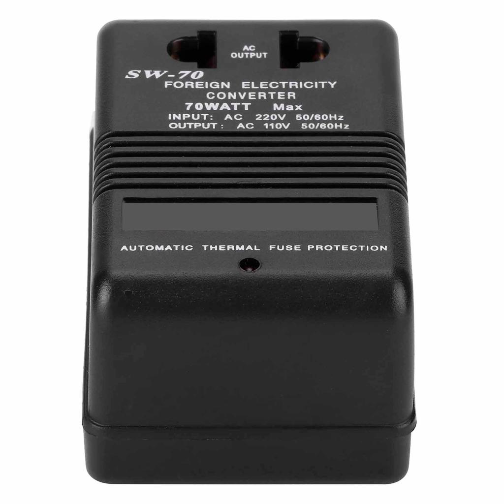 Преобразователь напряжения 70 Вт понижающий трансформатор для электрических зубных щеток бритв CN220V