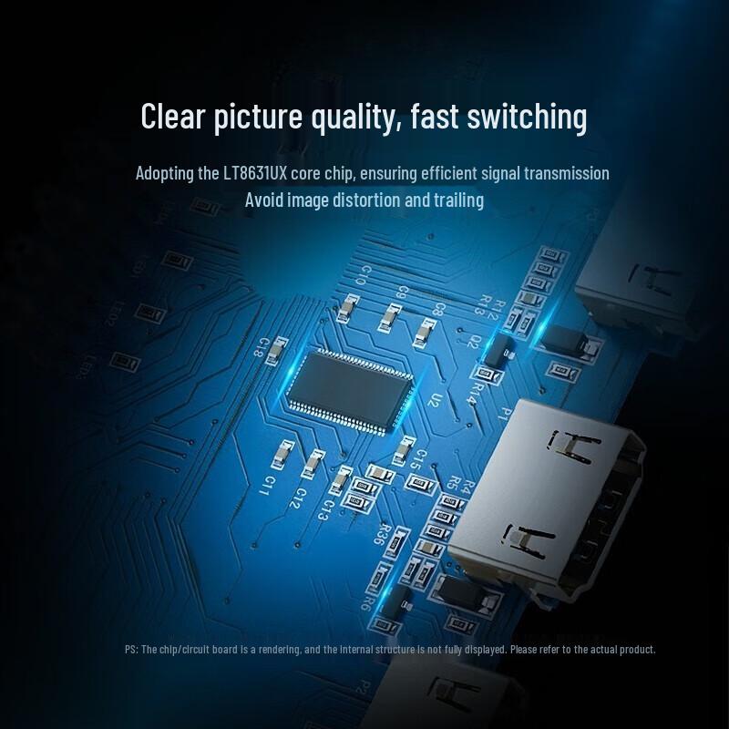 Ugreen 3-портовый HDMI-переключатель 4K