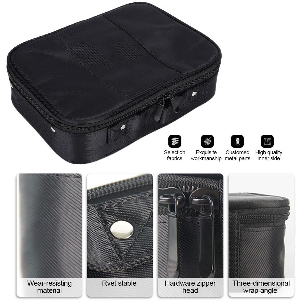 Portable Hair Tools Scissors Comb Clips Storage Bag Hairdressing Hair Stylist BagBlack