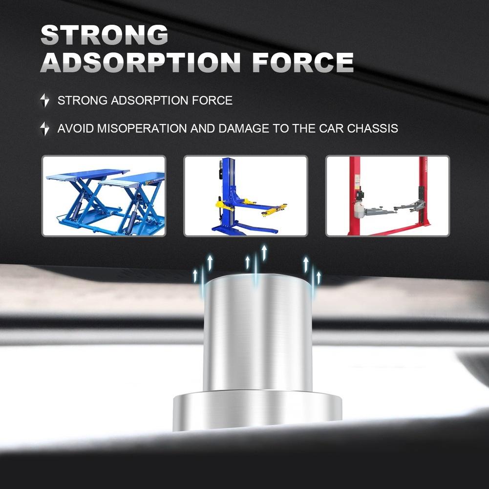 Jack Lift Shock Absorber Pad Compatible with For RIVIAN R1T and R1S Aluminum Alloy with Secure Magnet Attachment