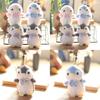 Penguin Stuffed Animal Plush Toy Backpack Keychain Soft Rabbit Fur Kids Gift