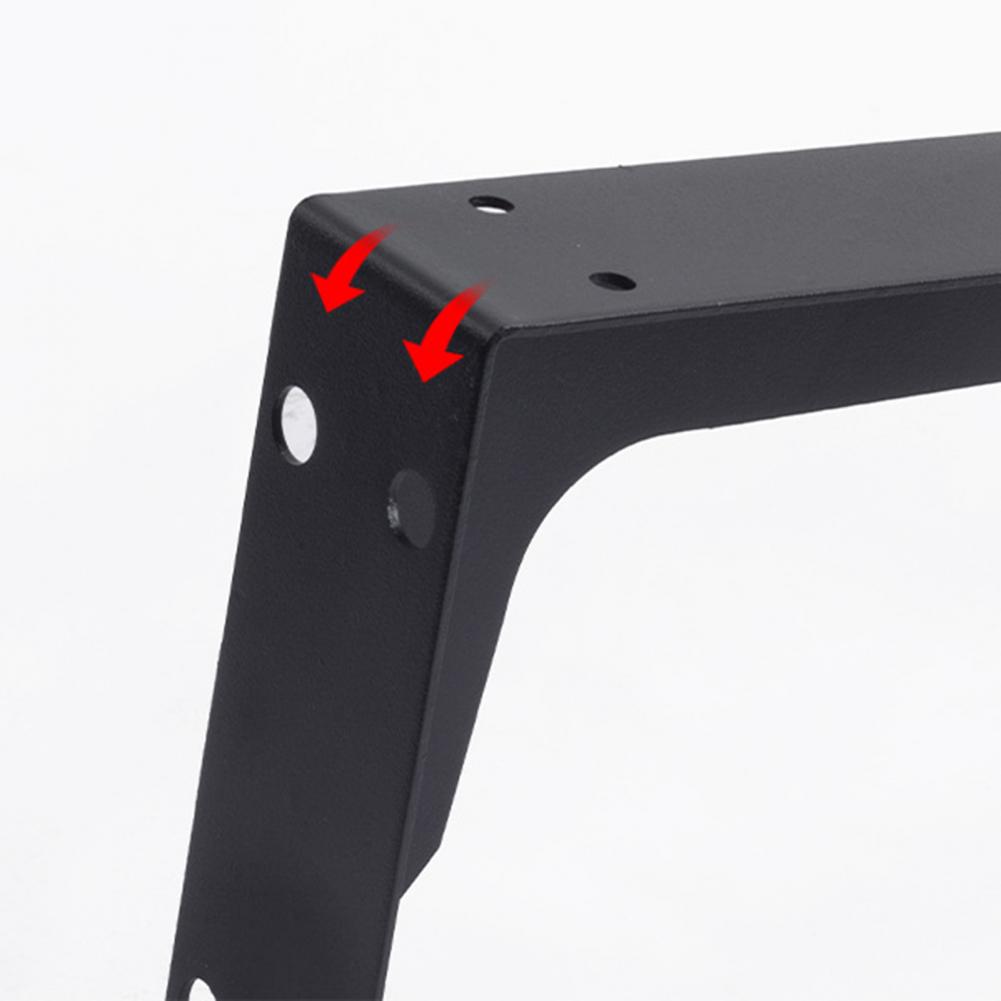 Сверхпрочные стальные полочные кронштейны – Промышленная настенная опорная рама со встроенными крюками для хранения в гараже и на кухне