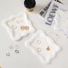 1 Pc Plaster Tray Storage Tray Instagram Photo Props Decorative Ornaments Necklace Jewelry Ring Jewelry Photography Background Tray