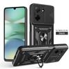 Slide Lens Camera Protection Back Case for Redmi A5 4G RedmiA5 Shockproof Magnetic Ring Stand Holder Cover for Xiaomi POCO C71