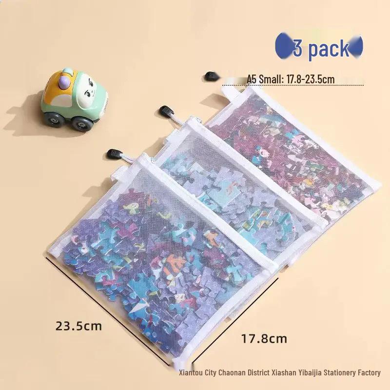 Прозрачная сумка для хранения конструктора Лего с молнией