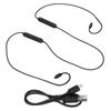 BT Wireless MMCX Adapter Cable Rechargeable Low Latency Headphone Cable with Microphone and