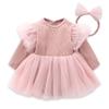 Baby Lace Ceremony Hair Band Newborn Baby 66 Months [Reegoo Peter] Clothes, Girls' Dress, Skirt, Dress, Clothes, Included, 100% Cotton, Clothes,