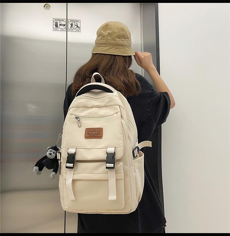 Женские рюкзаки, нейлоновые дорожные рюкзаки большой емкости, школьный рюкзак Sac A Dos для девочек-подростков, Mochilas Para Mujer, сумка для ноутбука