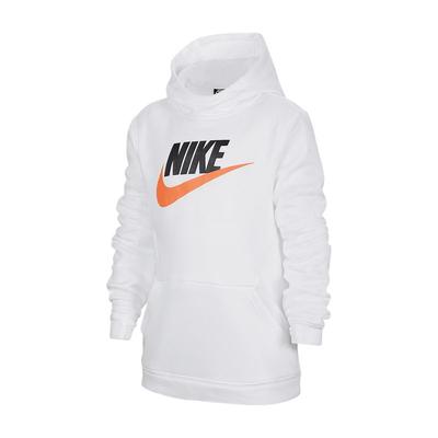Nike Толстовка Флис Теплая Свободный крой Дети Детские толстовки CV9336-100