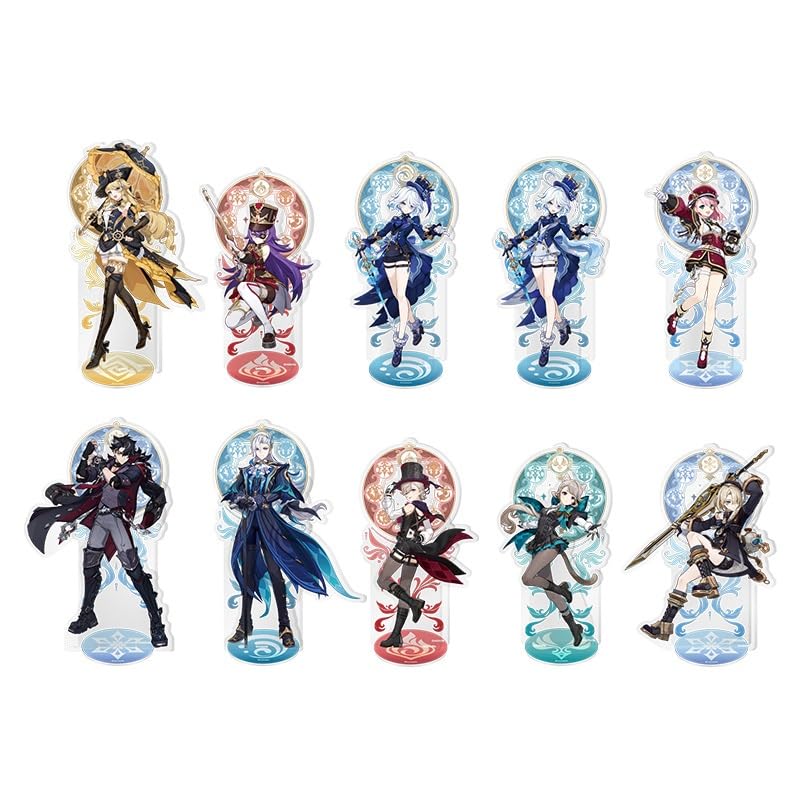 Официальный мерч Genshin Серия Фонтейн Акриловая подставка с персонажем Genshin (Родословная)