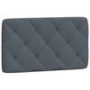 Bed with Mattress Dark Grey 80x200 cm Velvet